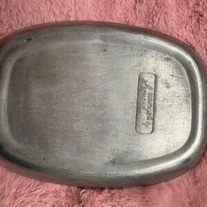 Vintage Duratale by Leonard Pewter-Style Bread Tray - "Give Us This Day"